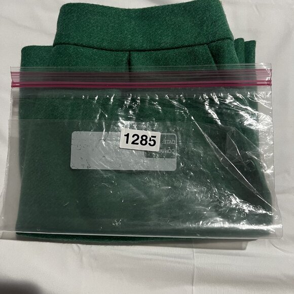 Boden Green Wool Blend Pencil Skirt pleated Women's Size 6 - Picture 6 of 7